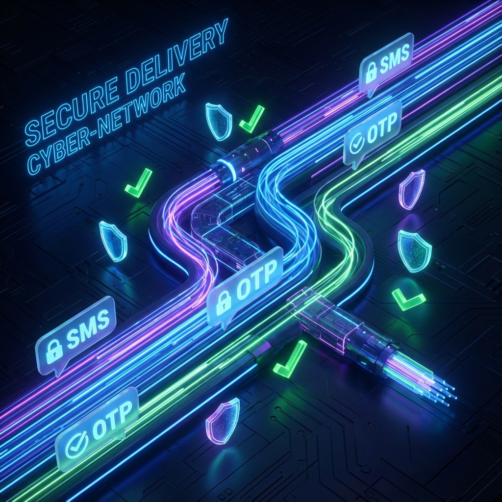 Bulk SMS network concept